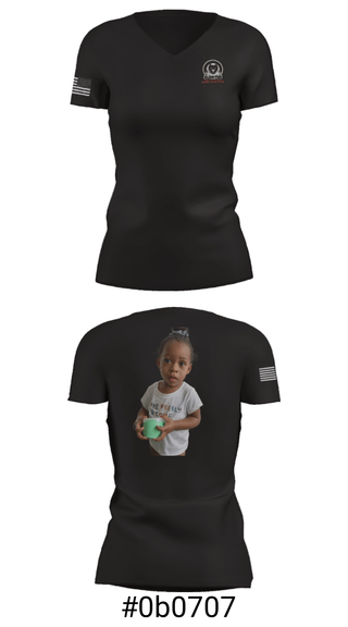 Women's Short Sleeve Vneck Shirt, BullDawgFitness, , Teamtime, Team time, sublimation, custom sports apparel, team uniforms, spirit wear, spiritwear, sports uniforms, custom shirts, team store, custom team store, fundraiser sports, apparel fundraiser