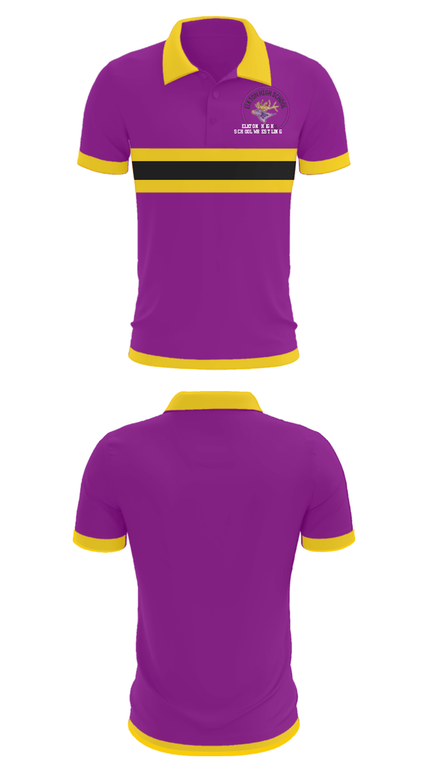 Short Sleeve Performance Polo, Elkton High School Wrestling, Wrestling, Teamtime, Team time, sublimation, custom sports apparel, team uniforms, spirit wear, spiritwear, sports uniforms, custom shirts, team store, custom team store, fundraiser sports, apparel fundraiser