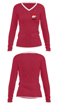 Northridge High School 7838229 Women's Long Sleeve V-neck Shirt - 33