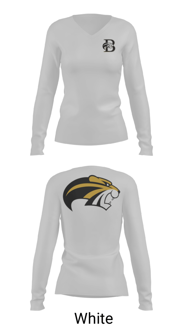 Women's Long Sleeve Vneck Shirt, Brenau University Swimming, Swimming, Teamtime, Team time, sublimation, custom sports apparel, team uniforms, spirit wear, spiritwear, sports uniforms, custom shirts, team store, custom team store, fundraiser sports, apparel fundraiser