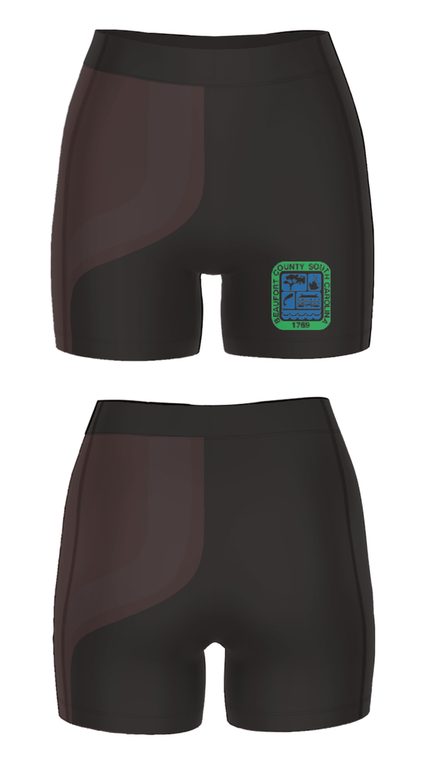 Women's Compression Shorts, Beaufort County Fleet Management, , Teamtime, Team time, sublimation, custom sports apparel, team uniforms, spirit wear, spiritwear, sports uniforms, custom shirts, team store, custom team store, fundraiser sports, apparel fundraiser