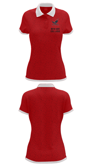 Women's Short Sleeve Performance Polo, Howard College, Spirit Store, Teamtime, Team time, sublimation, custom sports apparel, team uniforms, spirit wear, spiritwear, sports uniforms, custom shirts, team store, custom team store, fundraiser sports, apparel fundraiser