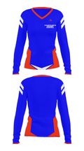 Anacostia Senior High School Basketball 8384471 Women's Long Sleeve V-neck Shirt - 31