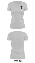Believers 63492345 Women's Short Sleeve V-neck Shirt - 7