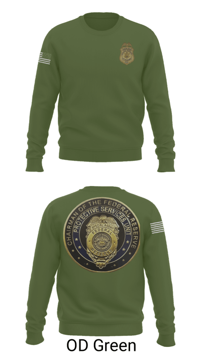 United States Federal Reserve Police 30952270 Crew Neck Sweatshirt - 26