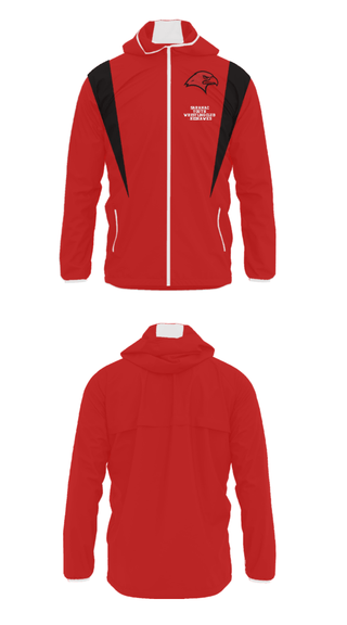Windbreaker, Saranac Youth Wrestling Club - Redhawks, Wrestling, Teamtime, Team time, sublimation, custom sports apparel, team uniforms, spirit wear, spiritwear, sports uniforms, custom shirts, team store, custom team store, fundraiser sports, apparel fundraiser