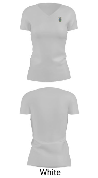 Mio-Ausable Elementary School 6065781 Women's Short Sleeve V-neck Shirt - 7