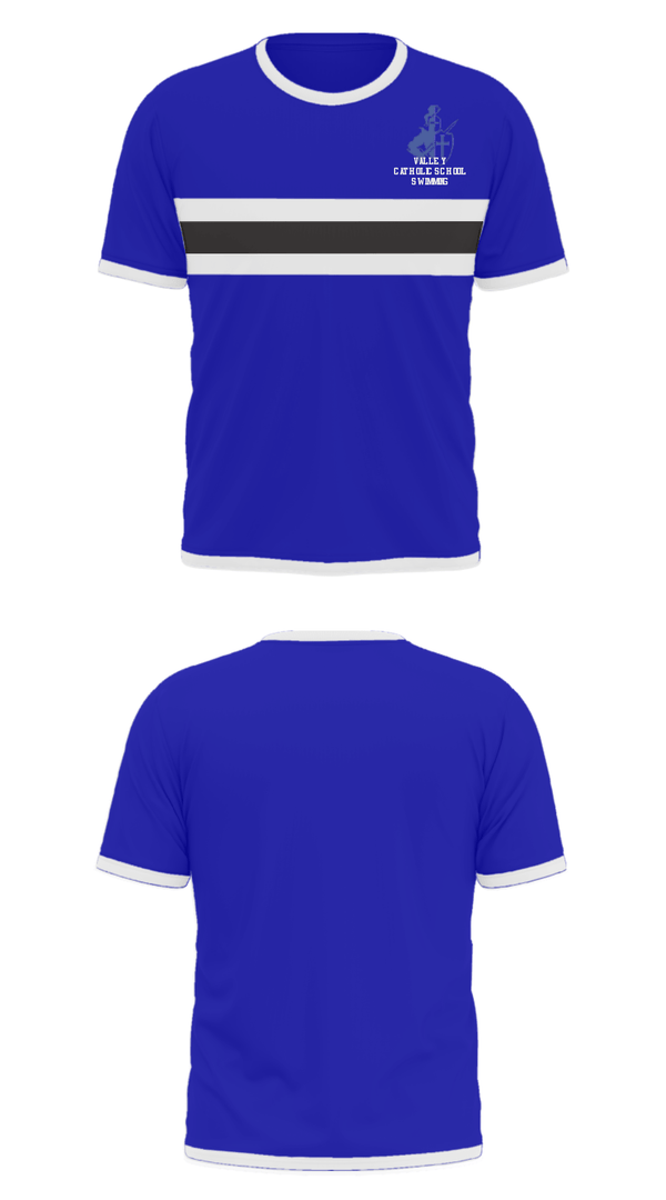 Short Sleeve Performance Shirt, Valley Catholic School Swimming, Swimming, Teamtime, Team time, sublimation, custom sports apparel, team uniforms, spirit wear, spiritwear, sports uniforms, custom shirts, team store, custom team store, fundraiser sports, apparel fundraiser