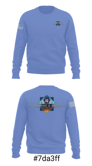 Crew Neck Sweatshirt, HN Heating & Cooling, , Teamtime, Team time, sublimation, custom sports apparel, team uniforms, spirit wear, spiritwear, sports uniforms, custom shirts, team store, custom team store, fundraiser sports, apparel fundraiser
