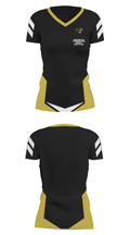 Burlington Township High School Wrestling 96364477 Women's Short Sleeve V-neck Shirt - 25