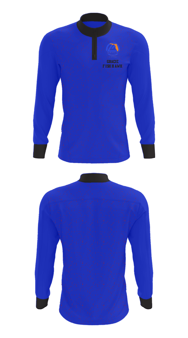 Quarter Zip Jacket, Gracie Fishhawk, Wrestling, Teamtime, Team time, sublimation, custom sports apparel, team uniforms, spirit wear, spiritwear, sports uniforms, custom shirts, team store, custom team store, fundraiser sports, apparel fundraiser