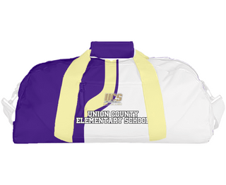 Duffle Bag, Union County Elementary School, Spirit Store, Teamtime, Team time, sublimation, custom sports apparel, team uniforms, spirit wear, spiritwear, sports uniforms, custom shirts, team store, custom team store, fundraiser sports, apparel fundraiser