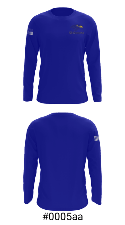 Bow High School Wrestling 35233861 Long Sleeve Performance Shirt - 18