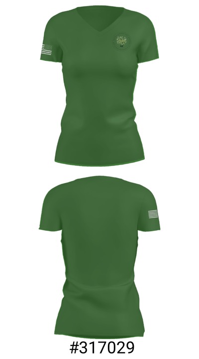 Mt Aetna Adventist Elementary School 88586910 Women's Short Sleeve V-neck Shirt - 21