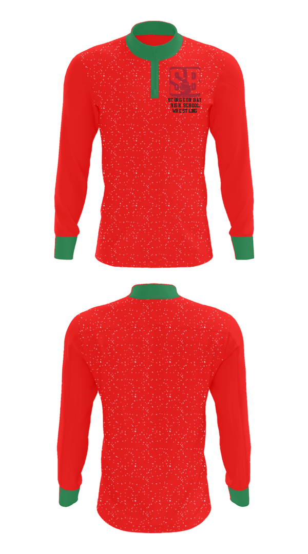 Quarter Zip Jacket, Sturgeon Bay High School Wrestling, Wrestling, Teamtime, Team time, sublimation, custom sports apparel, team uniforms, spirit wear, spiritwear, sports uniforms, custom shirts, team store, custom team store, fundraiser sports, apparel fundraiser