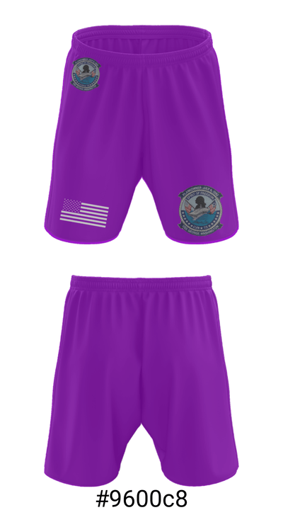 USS GEORGE WASHINGTON CVN-73 87107086 Athletic Shorts With Pockets - 5