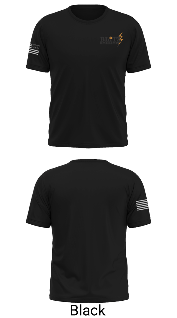 Short Sleeve Performance Shirt, Blitz Basketball, Men's Basketball, Teamtime, Team time, sublimation, custom sports apparel, team uniforms, spirit wear, spiritwear, sports uniforms, custom shirts, team store, custom team store, fundraiser sports, apparel fundraiser