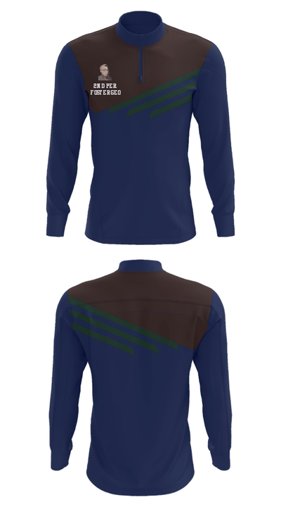 2nd Per. Foster GEO 50766019 Quarter Zip Jacket - 27