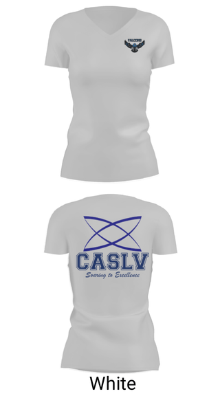 Women's Short Sleeve Vneck Shirt, Coral Academy Of Science Las Vegas Centennial Hills, Spirit Store, Teamtime, Team time, sublimation, custom sports apparel, team uniforms, spirit wear, spiritwear, sports uniforms, custom shirts, team store, custom team store, fundraiser sports, apparel fundraiser