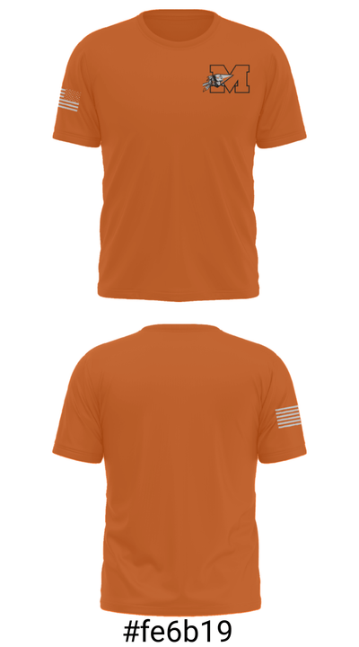 Manvel Junior High School Basketball 8315768 Short Sleeve Performance Shirt - 19
