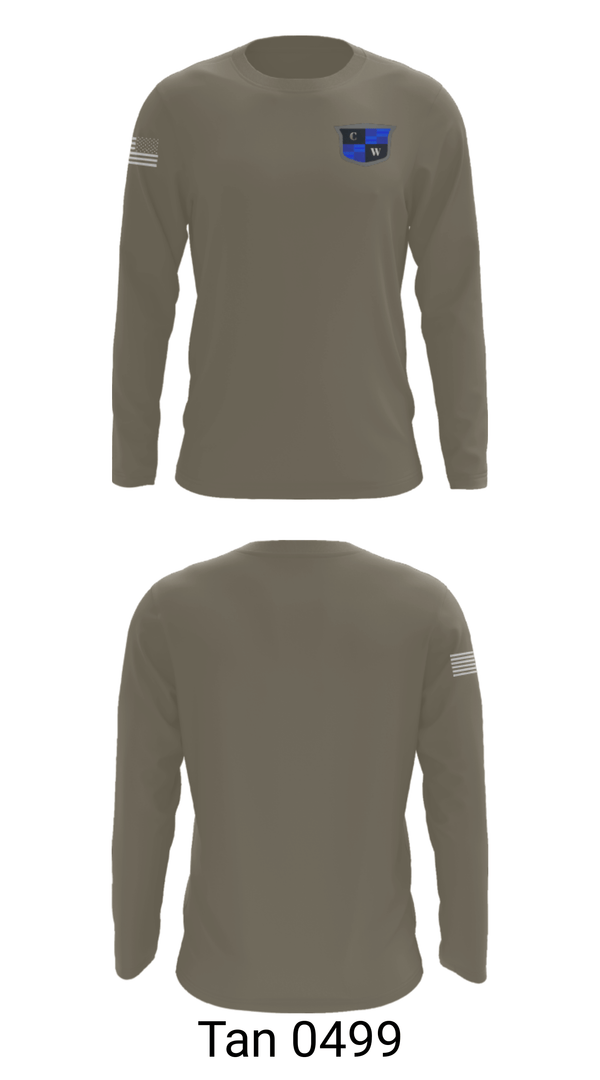 Long Sleeve Performance Shirt, Charlie West, Police, Teamtime, Team time, sublimation, custom sports apparel, team uniforms, spirit wear, spiritwear, sports uniforms, custom shirts, team store, custom team store, fundraiser sports, apparel fundraiser