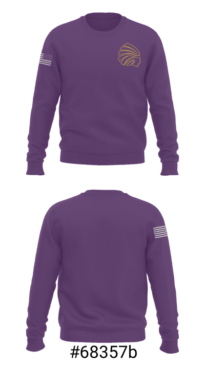 Carlyle High School Basketball 29710204 Crew Neck Sweatshirt - 16