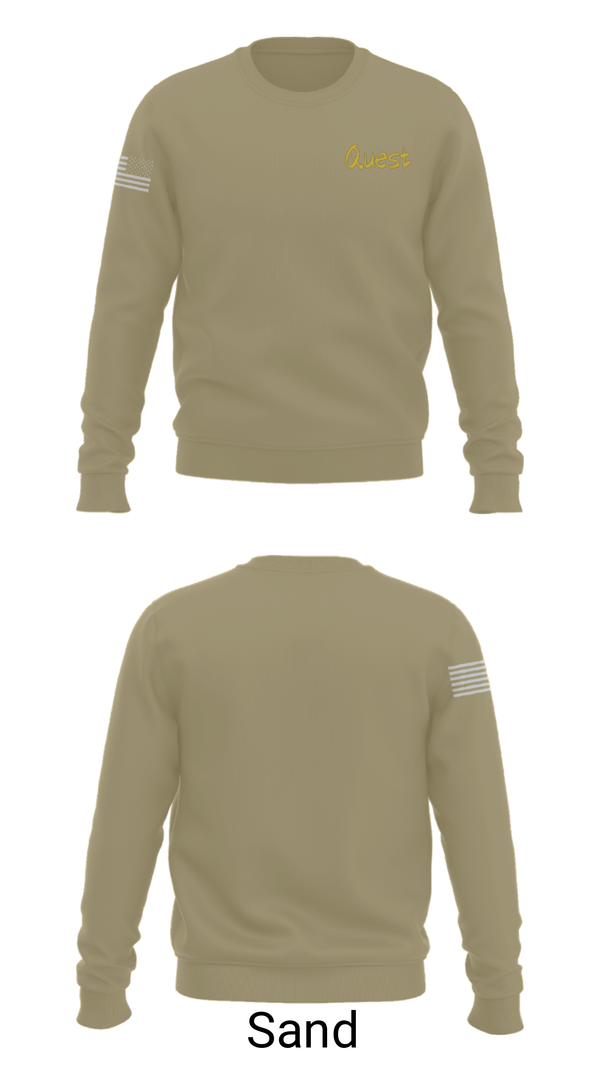 Crew Neck Sweatshirt, Quest, , Teamtime, Team time, sublimation, custom sports apparel, team uniforms, spirit wear, spiritwear, sports uniforms, custom shirts, team store, custom team store, fundraiser sports, apparel fundraiser