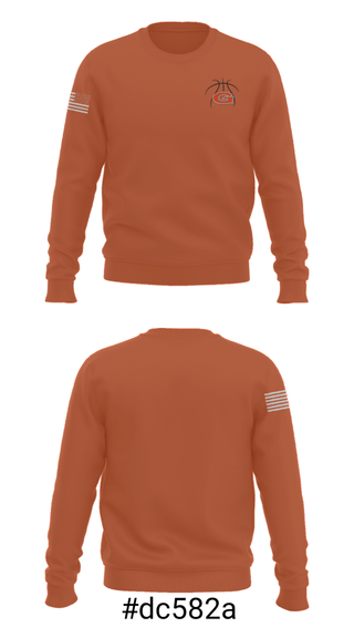 Crew Neck Sweatshirt, Glenwood, Men's Basketball, Teamtime, Team time, sublimation, custom sports apparel, team uniforms, spirit wear, spiritwear, sports uniforms, custom shirts, team store, custom team store, fundraiser sports, apparel fundraiser