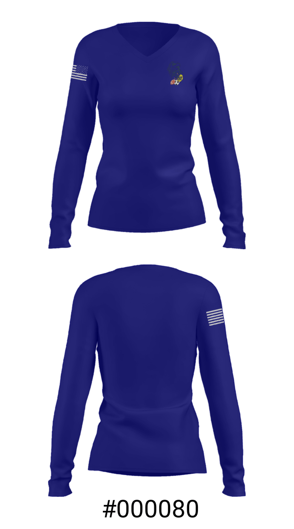 Women's Long Sleeve Vneck Shirt, New Martinsville Junior Sports, Men's Basketball, Teamtime, Team time, sublimation, custom sports apparel, team uniforms, spirit wear, spiritwear, sports uniforms, custom shirts, team store, custom team store, fundraiser sports, apparel fundraiser