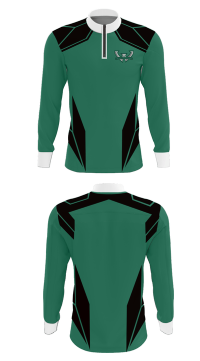 Woodland High School 16515476 Quarter Zip Jacket - 27