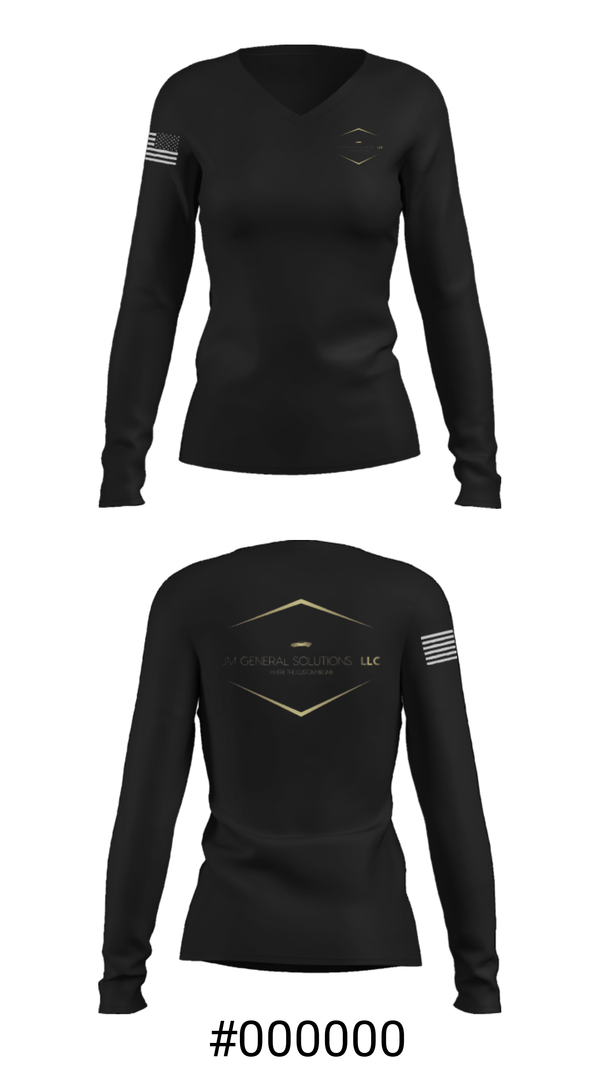 Women's Long Sleeve Vneck Shirt, JM general solutions llc, , Teamtime, Team time, sublimation, custom sports apparel, team uniforms, spirit wear, spiritwear, sports uniforms, custom shirts, team store, custom team store, fundraiser sports, apparel fundraiser