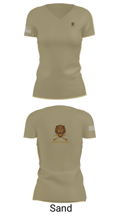 1-9 cav 77516871 Women's Short Sleeve V-neck Shirt - 44