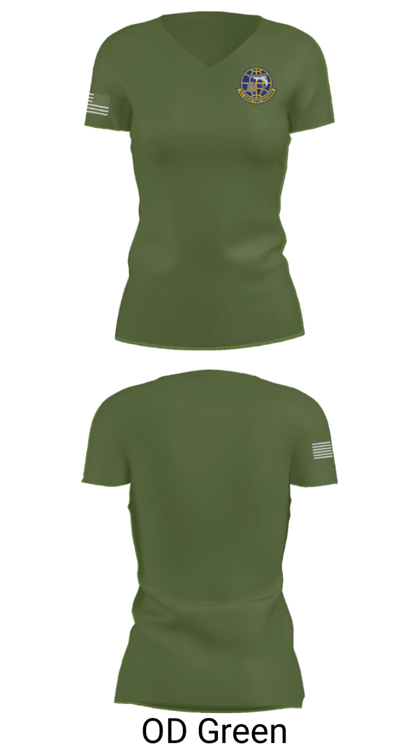 Women's Short Sleeve Vneck Shirt, , Air Force, Teamtime, Team time, sublimation, custom sports apparel, team uniforms, spirit wear, spiritwear, sports uniforms, custom shirts, team store, custom team store, fundraiser sports, apparel fundraiser