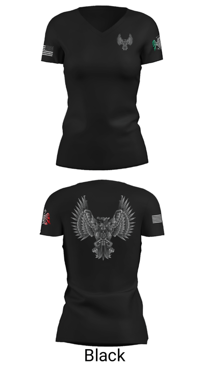 Design Roofing LLC 4442917 Women's Short Sleeve V-neck Shirt - 14