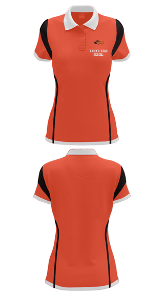 Women's Short Sleeve Performance Polo, Keene High School, Spirit Store, Teamtime, Team time, sublimation, custom sports apparel, team uniforms, spirit wear, spiritwear, sports uniforms, custom shirts, team store, custom team store, fundraiser sports, apparel fundraiser