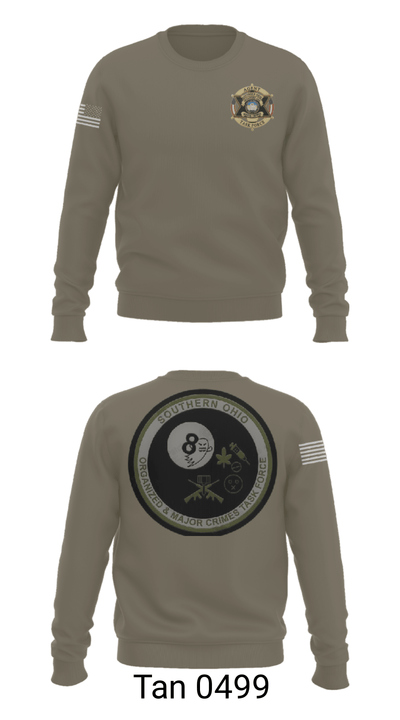 Southern Ohio Organized and Major Crimes Task Force 32942427 Crew Neck Sweatshirt - 34