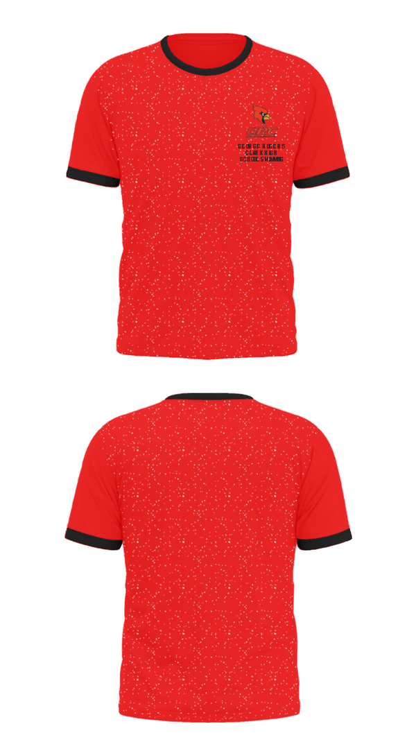 Short Sleeve Performance Shirt, George Rogers Clark High School Swimming, Swimming, Teamtime, Team time, sublimation, custom sports apparel, team uniforms, spirit wear, spiritwear, sports uniforms, custom shirts, team store, custom team store, fundraiser sports, apparel fundraiser