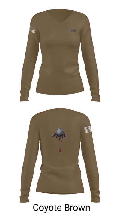 114th fighter wing 2949974 Women's Long Sleeve V-neck Shirt - 15
