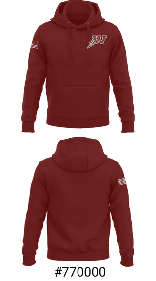Hoodie, Waterloo West High School Basketball, Women's Basketball, Teamtime, Team time, sublimation, custom sports apparel, team uniforms, spirit wear, spiritwear, sports uniforms, custom shirts, team store, custom team store, fundraiser sports, apparel fundraiser