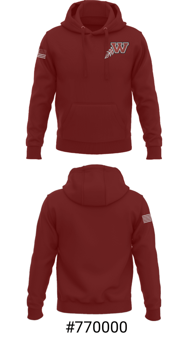 Hoodie, Waterloo West High School Basketball, Women's Basketball, Teamtime, Team time, sublimation, custom sports apparel, team uniforms, spirit wear, spiritwear, sports uniforms, custom shirts, team store, custom team store, fundraiser sports, apparel fundraiser