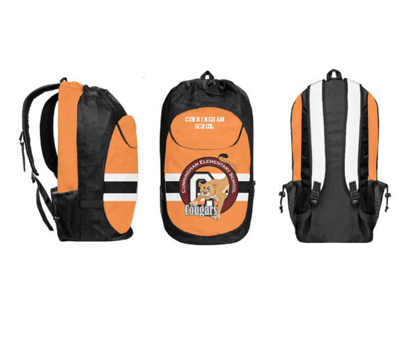 Gear Bag, Cunningham School, Men's Basketball, Teamtime, Team time, sublimation, custom sports apparel, team uniforms, spirit wear, spiritwear, sports uniforms, custom shirts, team store, custom team store, fundraiser sports, apparel fundraiser