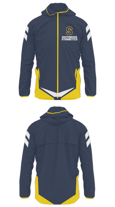 Windbreaker, Southridge High School Gymnastics, Spirit Store, Teamtime, Team time, sublimation, custom sports apparel, team uniforms, spirit wear, spiritwear, sports uniforms, custom shirts, team store, custom team store, fundraiser sports, apparel fundraiser
