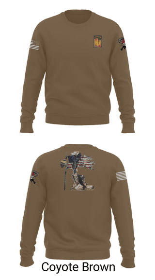 Crew Neck Sweatshirt, 18th FA BDE Airborne, Army, Teamtime, Team time, sublimation, custom sports apparel, team uniforms, spirit wear, spiritwear, sports uniforms, custom shirts, team store, custom team store, fundraiser sports, apparel fundraiser