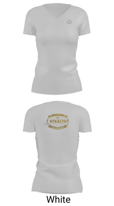 Stealth customs 84323734 Women's Short Sleeve V-neck Shirt - 7
