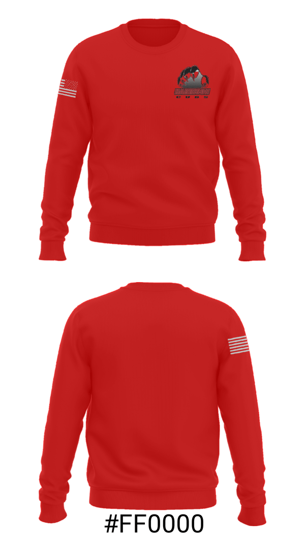 Crew Neck Sweatshirt, Harrison Middle School Basketball, Women's Basketball, Teamtime, Team time, sublimation, custom sports apparel, team uniforms, spirit wear, spiritwear, sports uniforms, custom shirts, team store, custom team store, fundraiser sports, apparel fundraiser