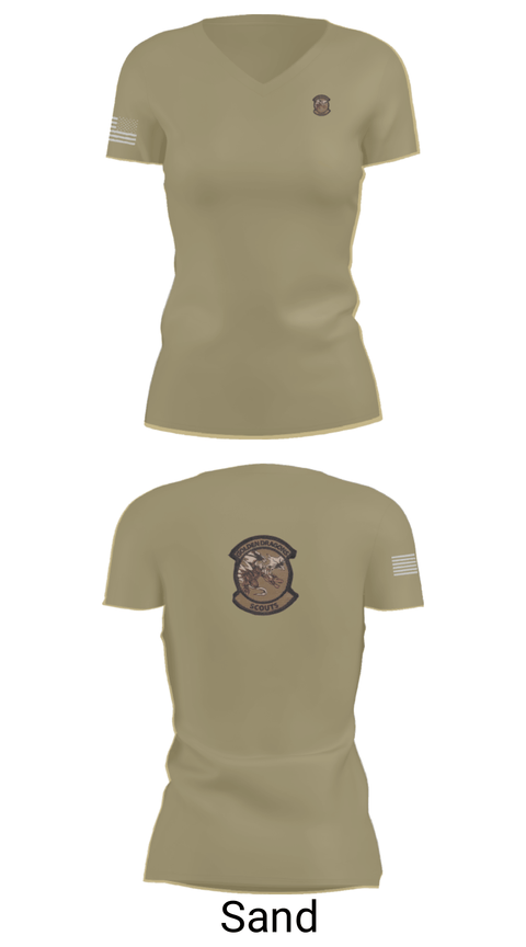 Women's Short Sleeve Vneck Shirt, , Army, Teamtime, Team time, sublimation, custom sports apparel, team uniforms, spirit wear, spiritwear, sports uniforms, custom shirts, team store, custom team store, fundraiser sports, apparel fundraiser