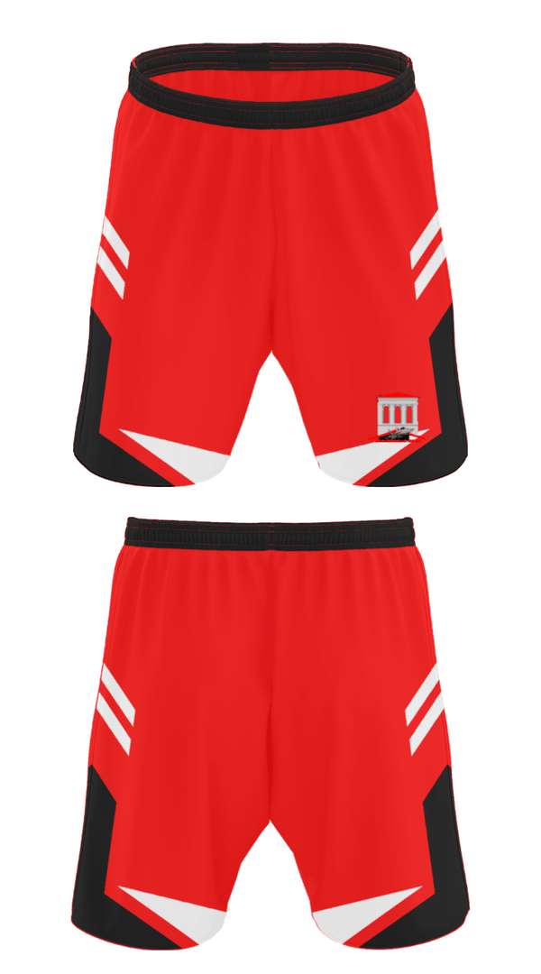 Athletic Shorts With Pockets, Jefferson Middle School, Spirit Store, Teamtime, Team time, sublimation, custom sports apparel, team uniforms, spirit wear, spiritwear, sports uniforms, custom shirts, team store, custom team store, fundraiser sports, apparel fundraiser