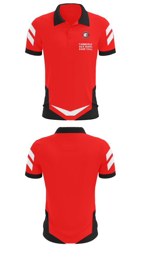 Short Sleeve Performance Polo, Thomasville High School Basketball, Women's Basketball, Teamtime, Team time, sublimation, custom sports apparel, team uniforms, spirit wear, spiritwear, sports uniforms, custom shirts, team store, custom team store, fundraiser sports, apparel fundraiser
