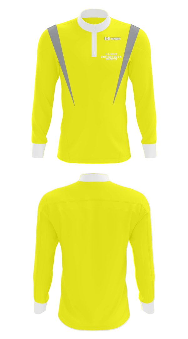 Quarter Zip Jacket, Illinois United Youth Sports, Spirit Store, Teamtime, Team time, sublimation, custom sports apparel, team uniforms, spirit wear, spiritwear, sports uniforms, custom shirts, team store, custom team store, fundraiser sports, apparel fundraiser