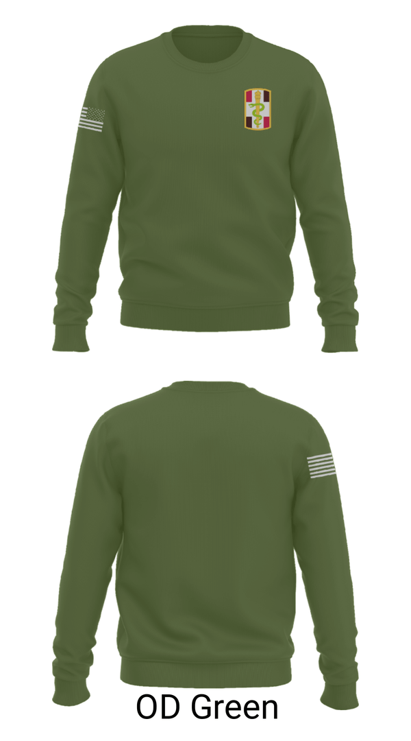 Crew Neck Sweatshirt, , Army, Teamtime, Team time, sublimation, custom sports apparel, team uniforms, spirit wear, spiritwear, sports uniforms, custom shirts, team store, custom team store, fundraiser sports, apparel fundraiser